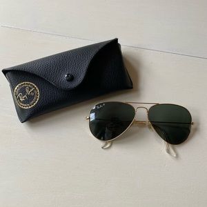 Polarized Ray-Ban Classic Aviators